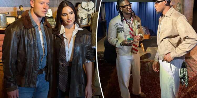 Christian McCaffrey, Olivia Culpo, NFL stars strut at fashion show