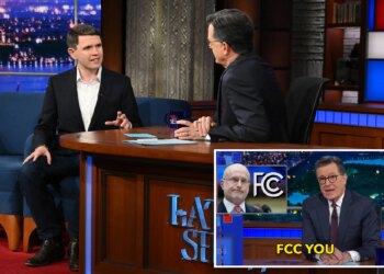 Colbert rips CBS for pulling James Talarico interview over regulatory concerns