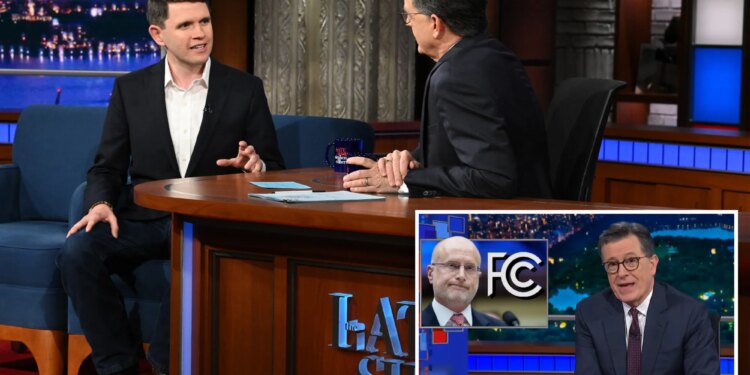 Colbert rips CBS for pulling James Talarico interview over regulatory concerns