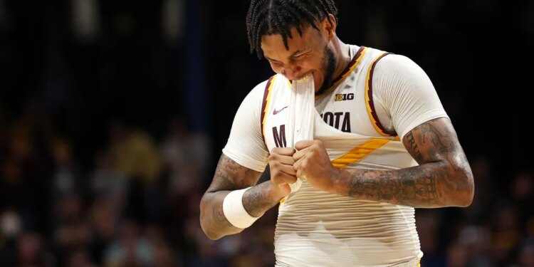 innesota Golden Gophers forward Jaylen Crocker-Johnson (5).