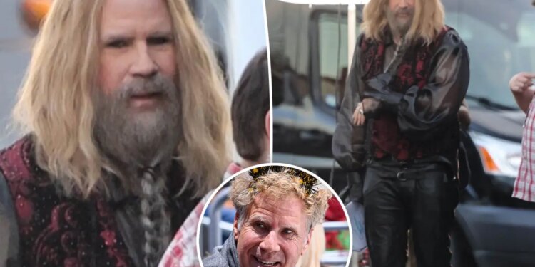 Comedy legend looks unrecognizable on set of new film