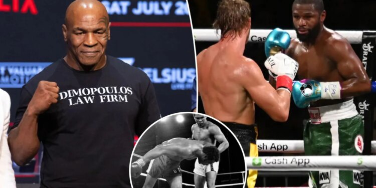 Details revealed for controversial Floyd Mayweather-Mike Tyson fight in historic boxing site