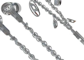 Diesel’s wired earbuds look exactly like wired earbuds from Diesel