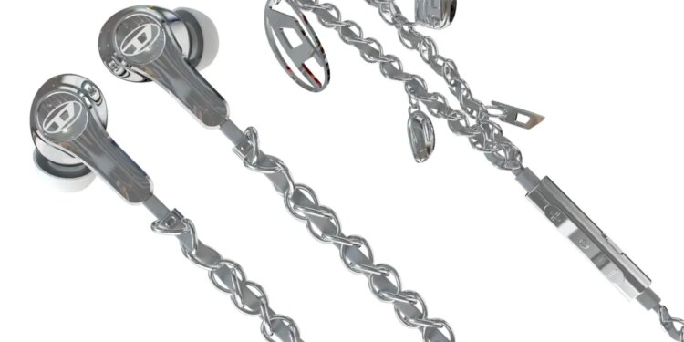 Diesel’s wired earbuds look exactly like wired earbuds from Diesel