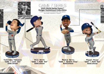 Dodgers announce bobblehead giveaway schedule for 2026 season
