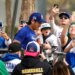 Dodgers star Shohei Ohtani greets fans at spring training
