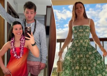 Drake Maye and wife Ann Michael are getting over Super Bowl loss on vacation