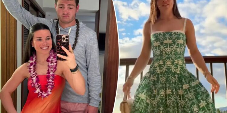 Drake Maye and wife Ann Michael are getting over Super Bowl loss on vacation