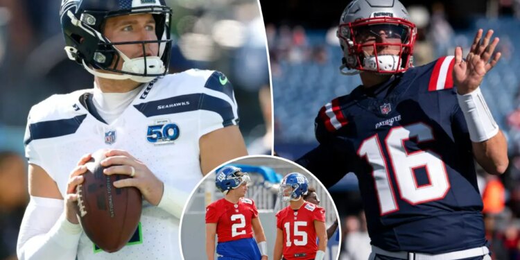 Ex-Giants Drew Lock, Tommy DeVito reunite at Super Bowl 2026