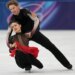 Madison Chock and Evan Bates of the United States compete during the ice dancing free skate in figure skating at the 2026 Winter Olympics, in Milan, Italy, Wednesday, Feb. 11, 2026.