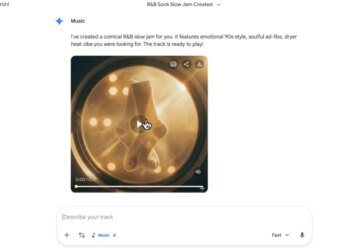 Google’s AI music maker is coming to the Gemini app