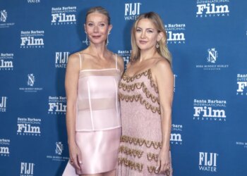 Gwyneth Paltrow and Kate Hudson at the 41st Annual Santa Barbara International Film Festival.