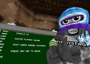 The moment Gorilla Tag achieved the in-game concurrent user record.