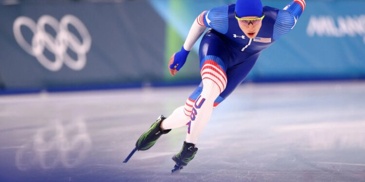How to watch Jordan Stolz in Olympics speed skating men's 1000m for free