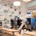 Artly robot barista in downtown Seattle cafe