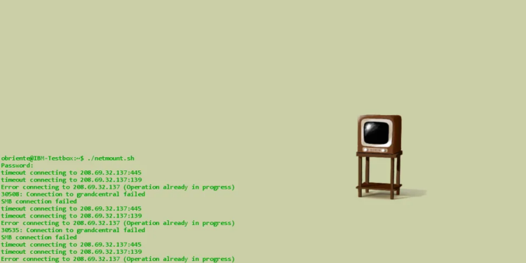 My Ubuntu desktop circa 2007 with the terminal embedded in the desktop.