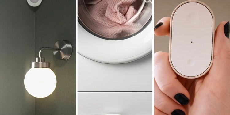 Ikea’s new devices include a motion sensor, leak detector, and smart button.
