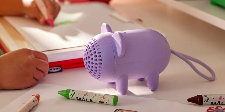Ikea’s next cheap Bluetooth speaker is a playful purple mouse