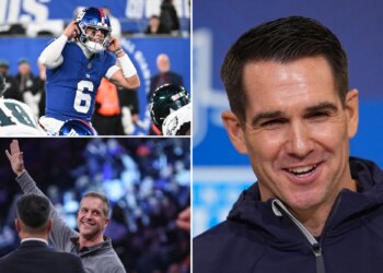 Jaxson Dart, John Harbaugh change Giants outlook in one year