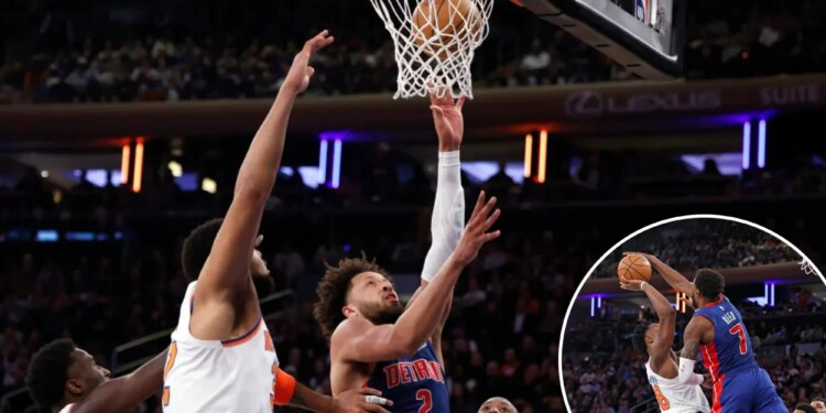 Knicks torched by Pistons again as Cade Cunningham drops 42