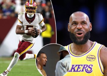 LeBron James meetup with Jayden Daniels has fans speculating he's going to Wizards