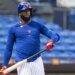 Luis Robert Jr. takes batting practice during Mets' spring training on Feb. 19, 2026 in Port St. Lucie.