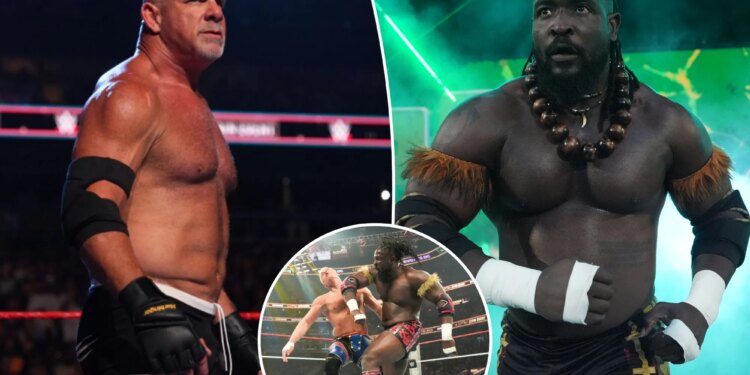 Oba Femi following Goldberg model during dominant WWE start
