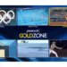 A screenshot of a Olympic gold zone broadcast