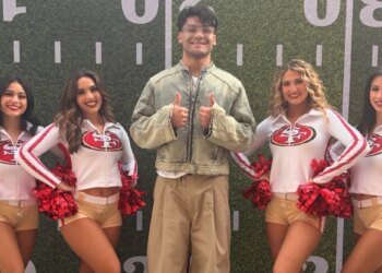 Puka Nacua sparks controversy after posing with 49ers cheerleaders during Super Bowl week