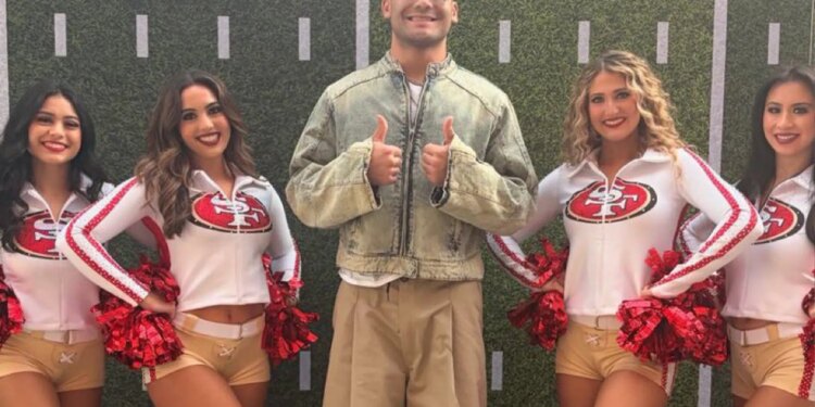 Puka Nacua sparks controversy after posing with 49ers cheerleaders during Super Bowl week