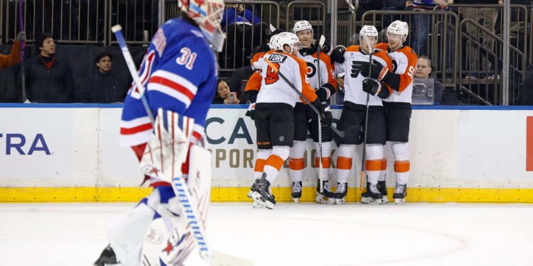 Rangers fall to Flyers in overtime as home woes hit new low
