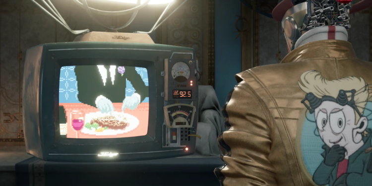 A screenshot from the video game Romeo is a Dead Man.