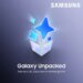 Samsung Galaxy Unpacked invitation graphic