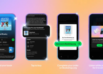 Spotify is partnering with Bookshop.org to sell physical books