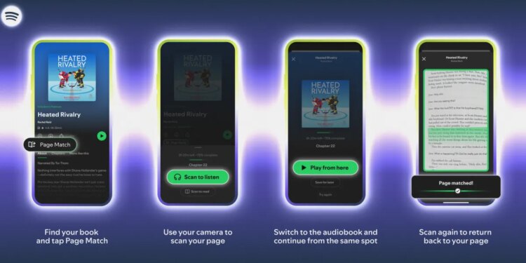 Spotify’s Page Match syncs your audiobooks and your physical ones