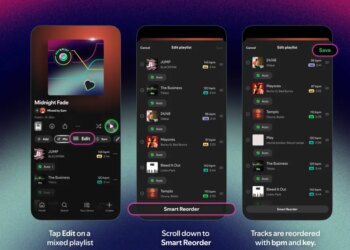 Spotify’s Smart Reorder treats your playlists like a DJ set