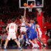 St. John's Red Storm player Dillon Mitchell #1 shoots the ball during a game against the Creighton Bluejays.