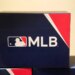 Boxes with MLB logos.