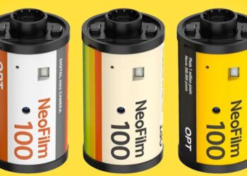 There’s a tiny digital camera inside these retro 35mm film rolls
