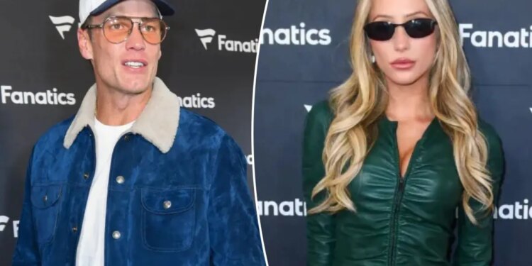 Tom Brady, Alix Earle get cozy on dance floor at Super Bowl party