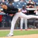 Elmer Rodríguez throws a pitch during his three-inning outing in the Yankees' 7-3 spring training win over the Braves on Feb. 26, 2026.