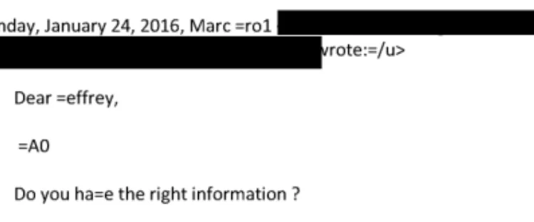 Why are Epstein’s emails full of equals signs?