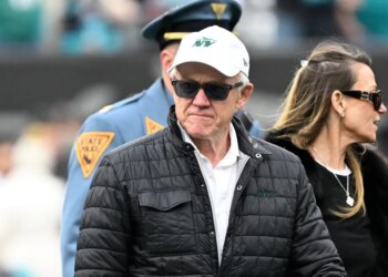 Jets owner Woody Johnson at a game.