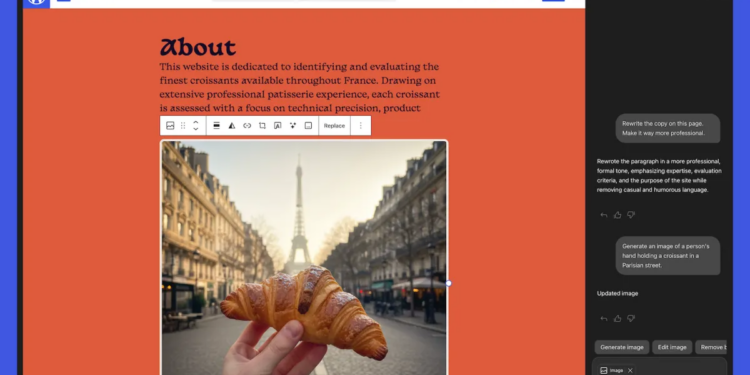 WordPress’ new AI assistant will let users edit their sites with prompts