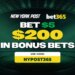 bet $5, get $200 in bonus bets for Patriots vs. Seahawks