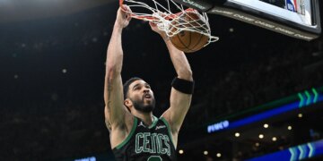 Get a 20% first deposit match up to $1,500 for Suns vs. Celtics