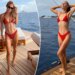 Caroline Wozniacki sizzles in red bikini aboard a yacht in new photos