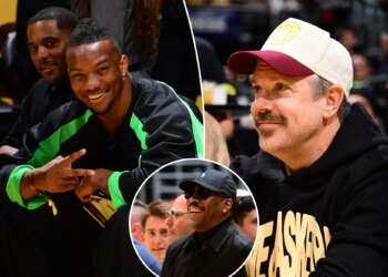 Celebrities watch Nuggets vs Lakers before Academy Awards