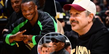 Celebrities watch Nuggets vs Lakers before Academy Awards
