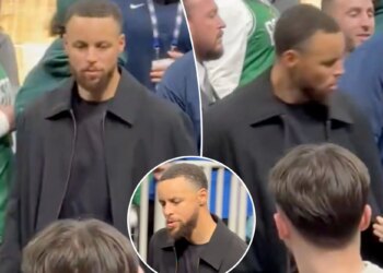 Celtics fan ejected after pulling on Steph Curry's arm